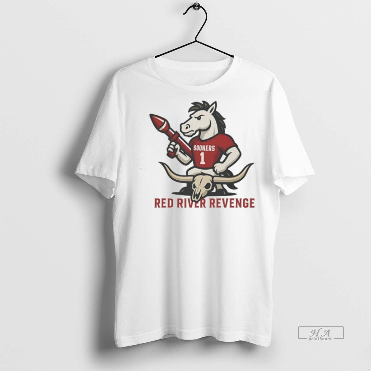 Official Trendy Oklahoma Sooners Red River Revenge Tee Sweater