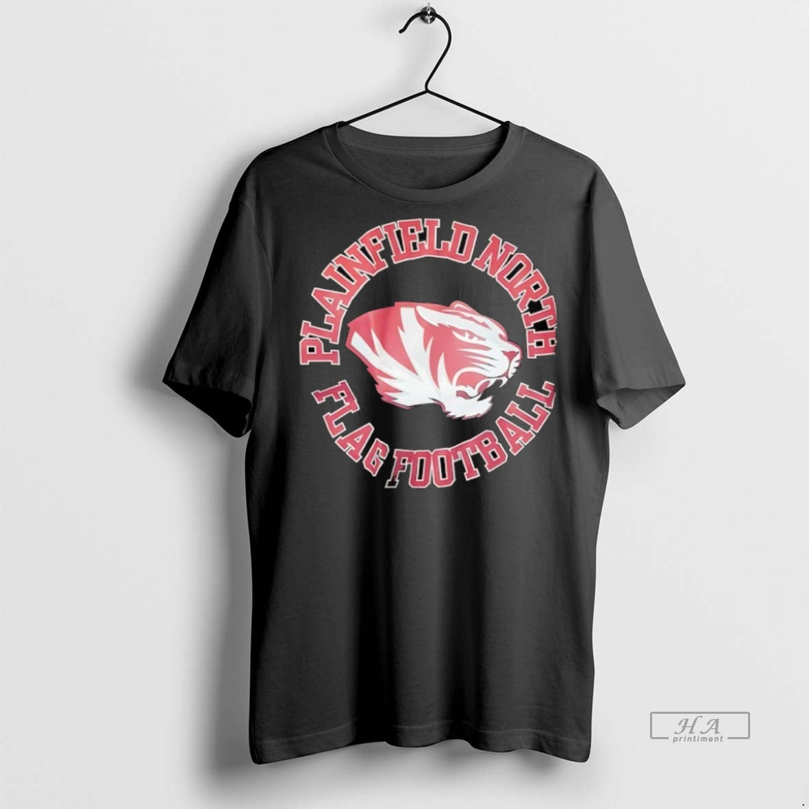 Official Trendy Plainfield North Flag Football Tee Sweater