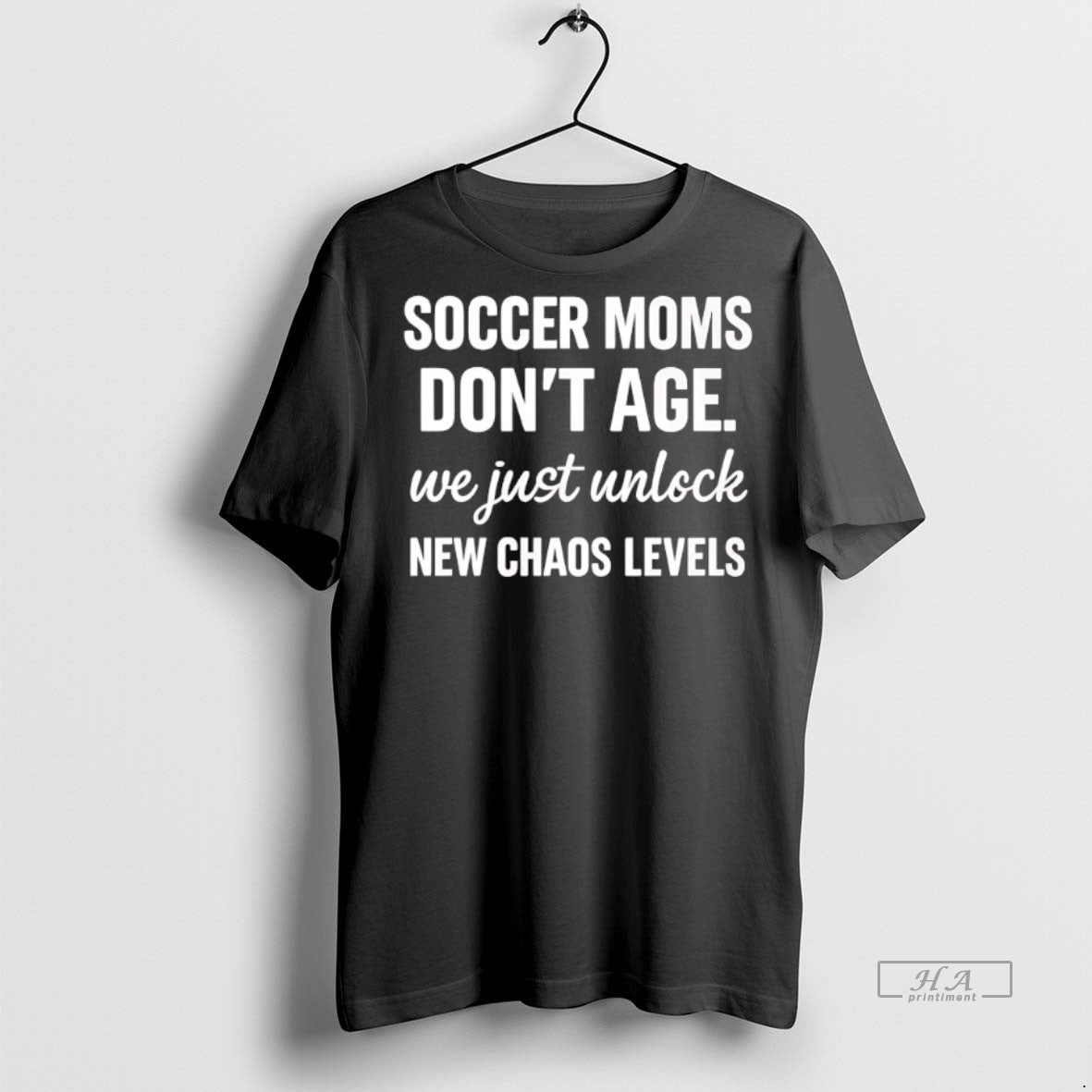 Official Trendy Soccer Moms Dont Age We Just Unlock New Chaos Levels Tee Sweater