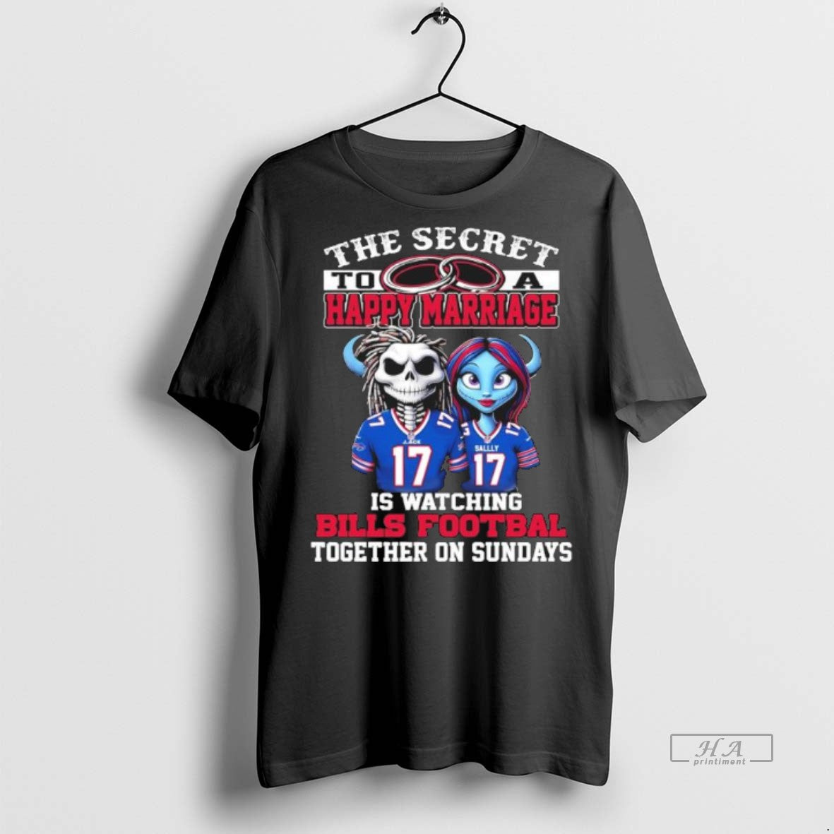 Official Trendy The Secret To A Happy Marriage Is Watching Bills Football Together On Sundays