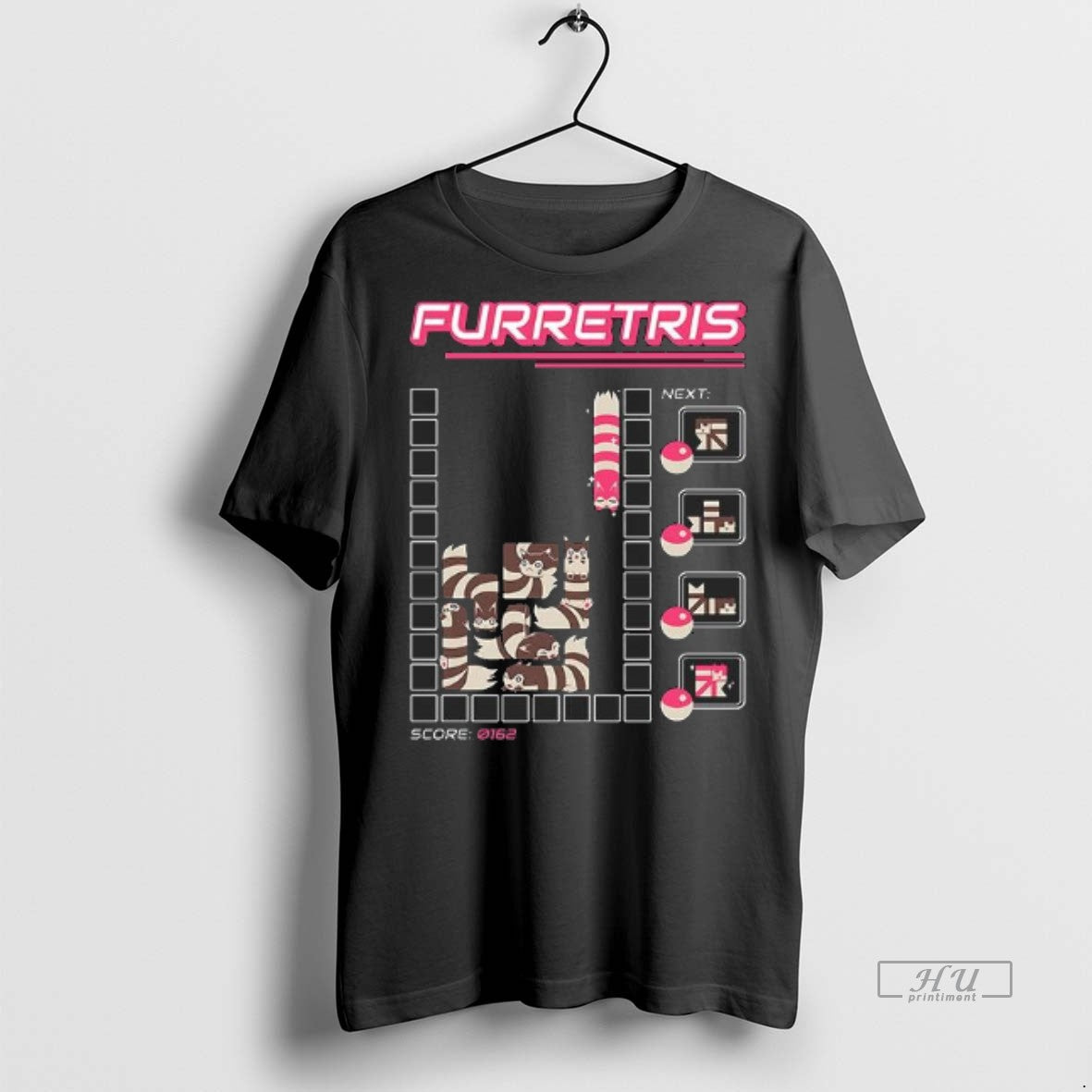 Officials Furretris Next Ferrets Score 0162 Video Games Tee Shirt Sweater