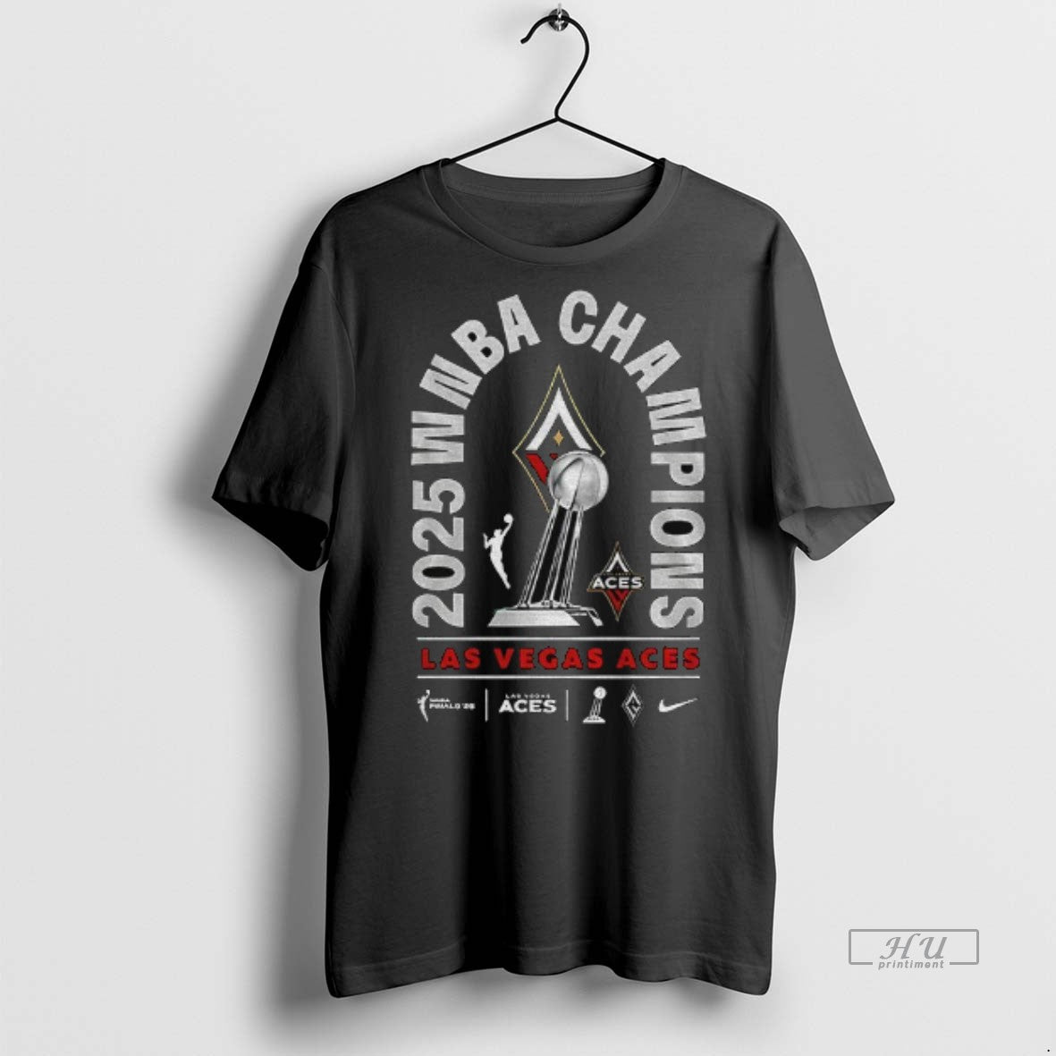 Officials Las Vegas Aces 2025 Wnba Champions Basketball Logo Signature Tee Shirt Sweater