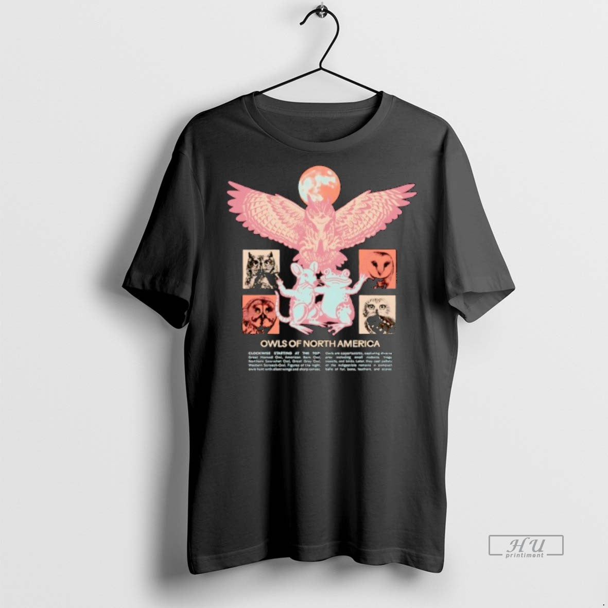 Officials Owls Of North America Clockwise Starting At The Top Tee Shirt Sweater