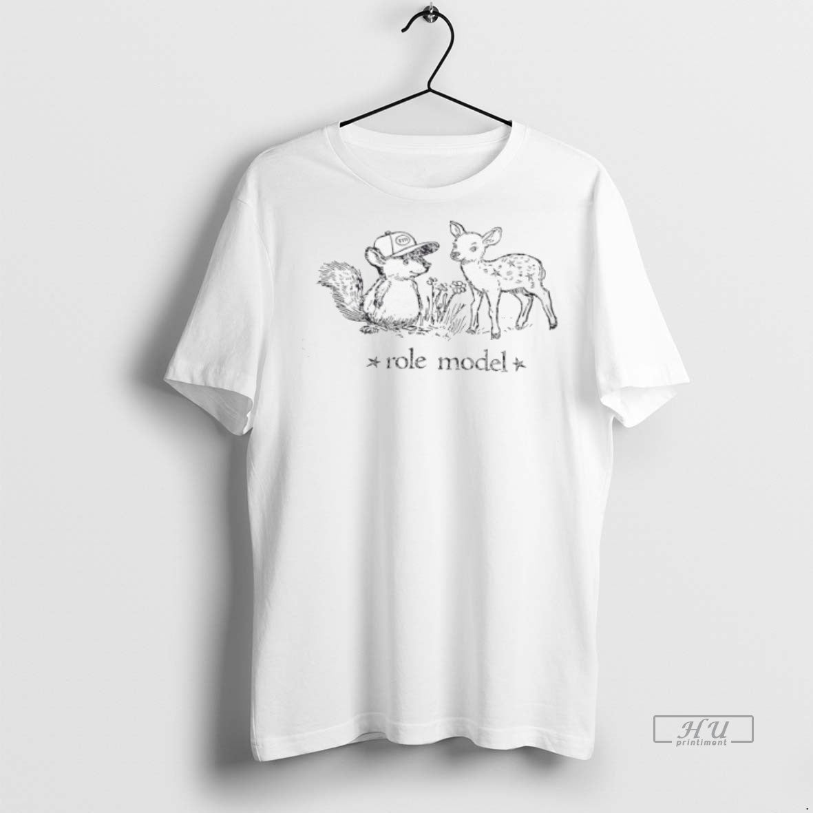 Officials Squirrel And Deer Role Model Tee Shirt Sweater
