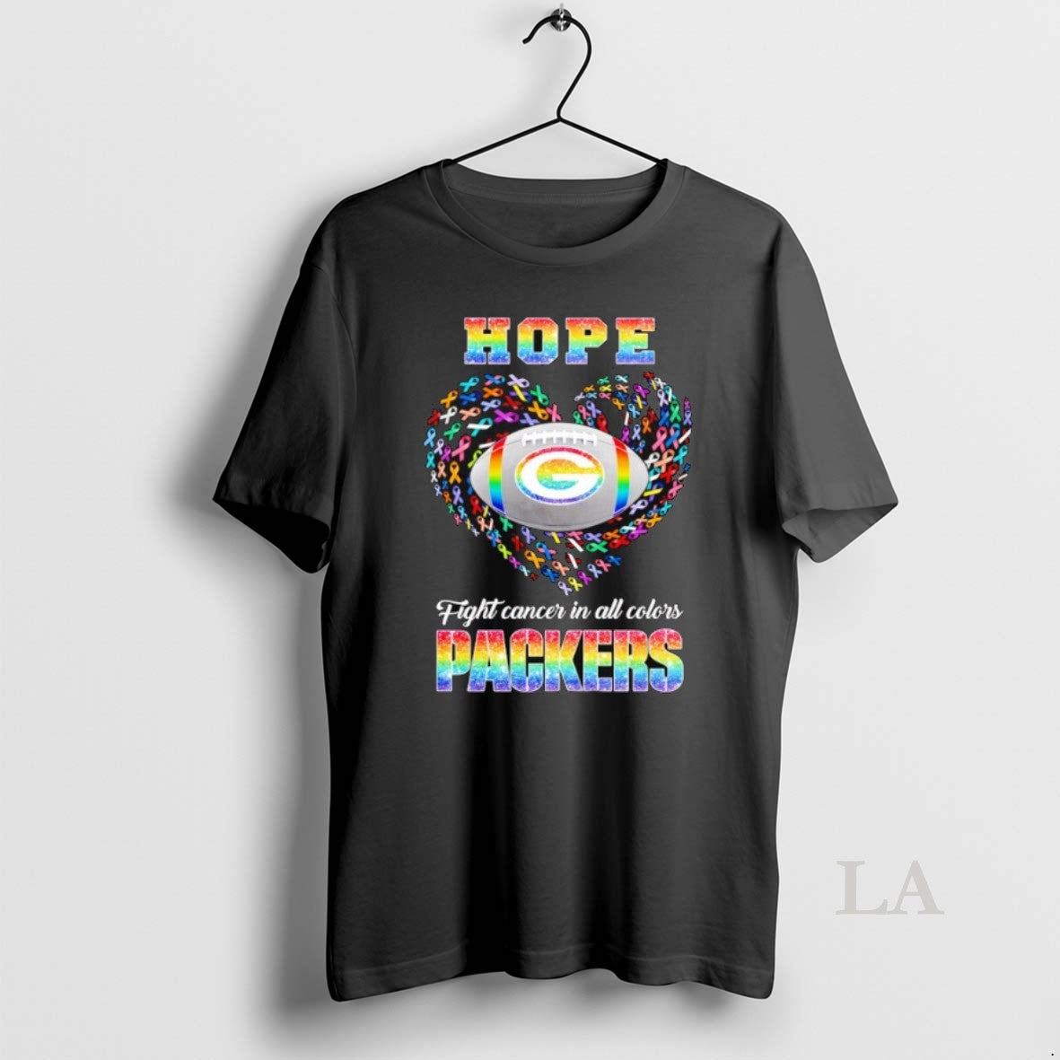 Original Hope Green Bay Packers Fight Cancer In All Colors