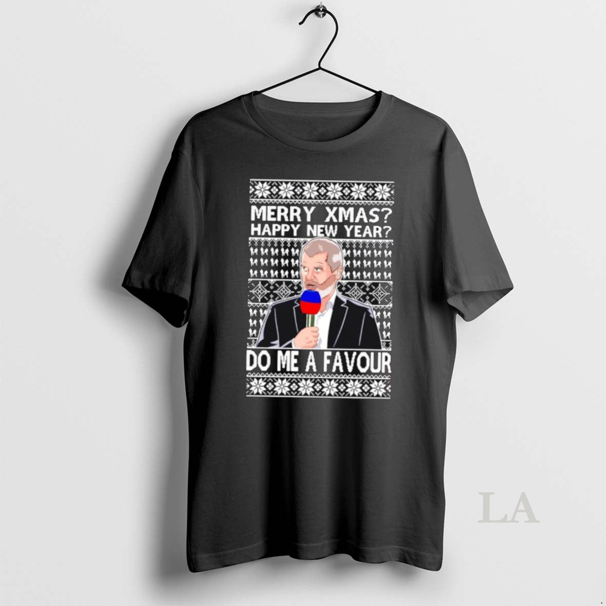 Original Roy Keane Merry Xmas Happy New Year Do Me A Favour Ugly Christmas Sweat
