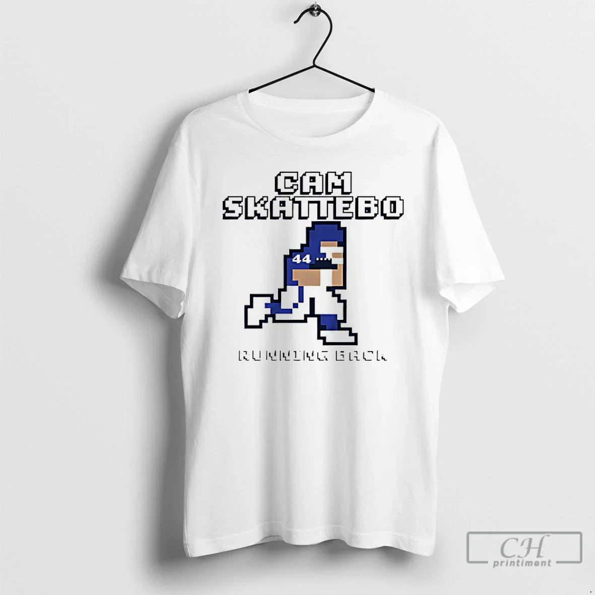 Premium Cam Skattebo New York Giants Running Back Retro Baller T Shirts