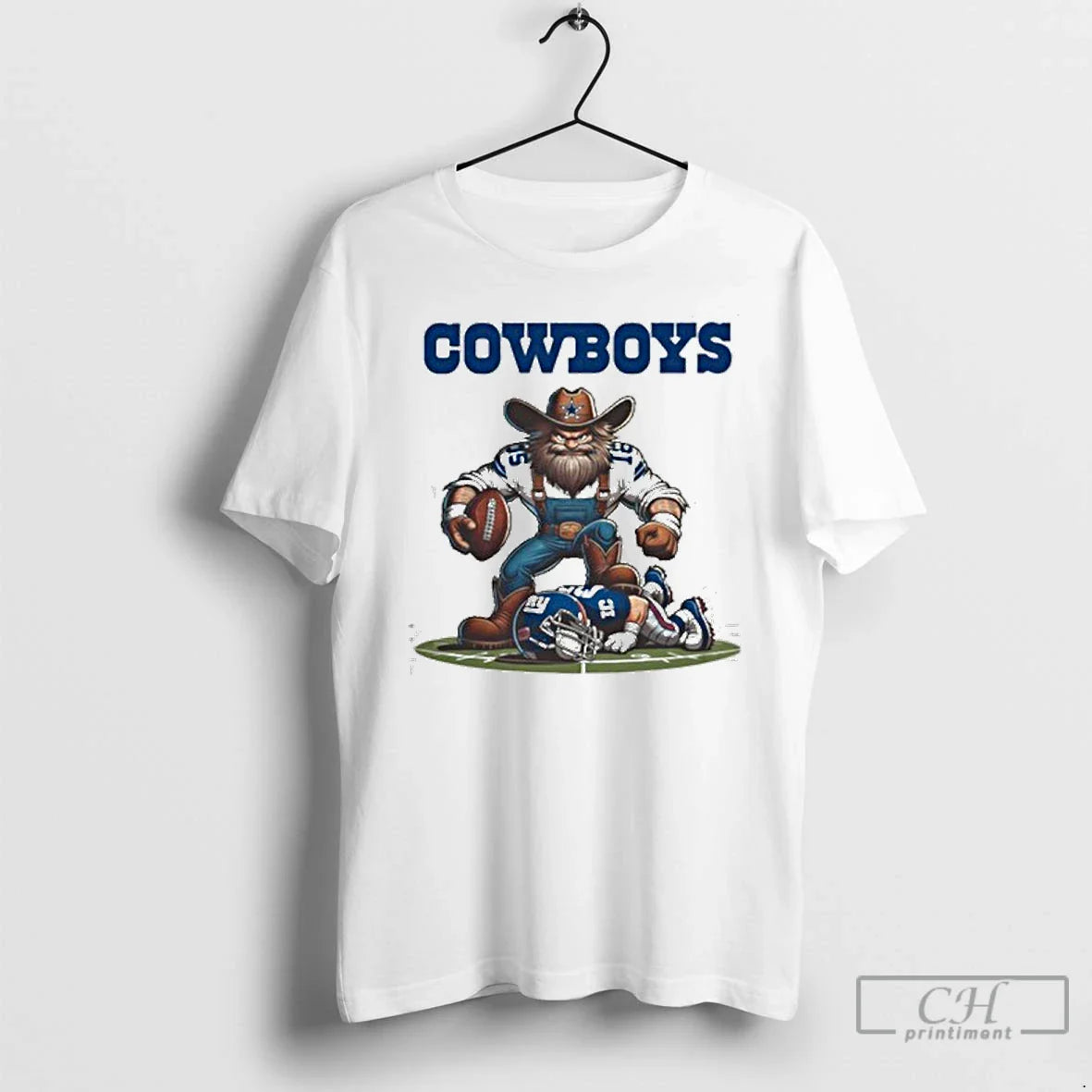 Premium Dallas Cowboys Vs New York Giants Mascot Rivalries 2025 T Shirts