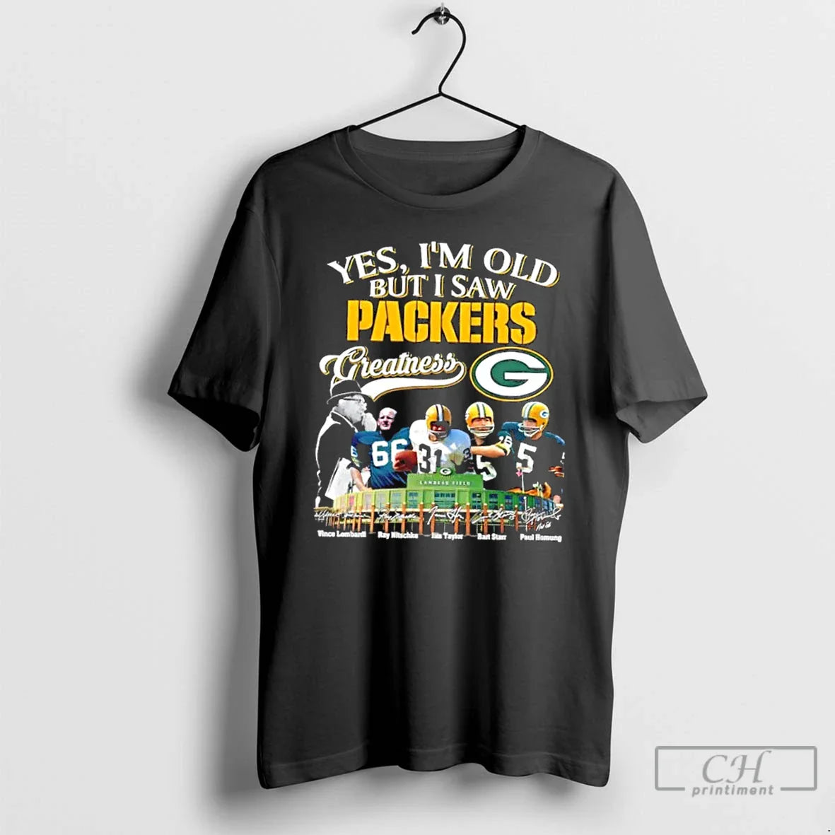Premium Greatness Green Bay Packers Legends Vince Lombardi Ray Nitschke Jim Taylor Bart Starr Paul