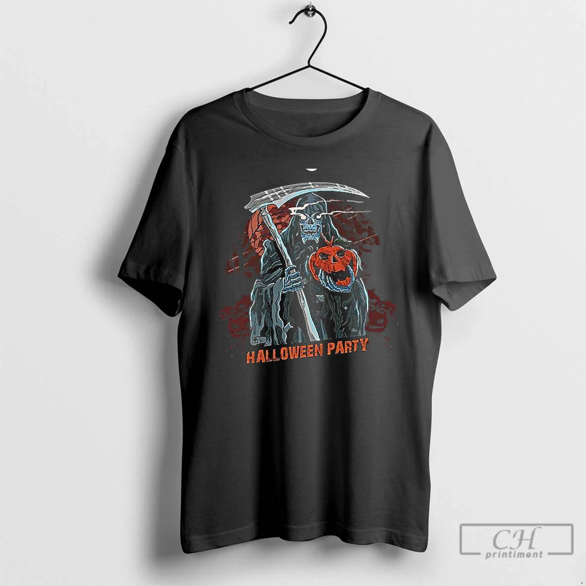 Premium Halloween Party Death Vintage T Shirts
