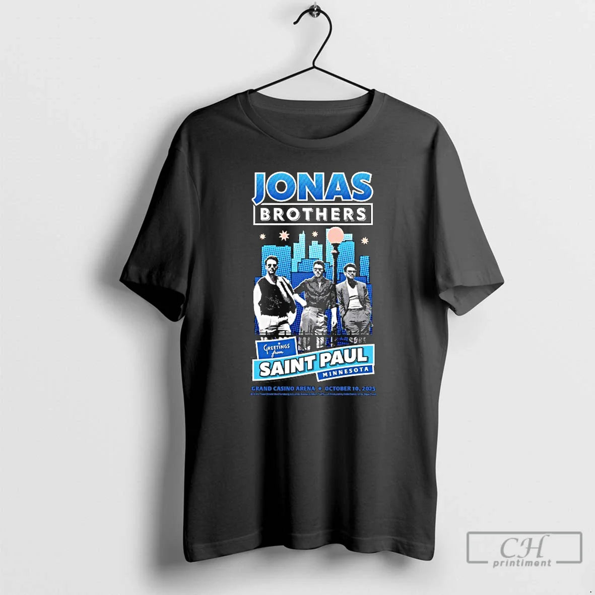 Premium Jonas Brothers Greetings From Your Hometown Saint Paul Mn T Shirts