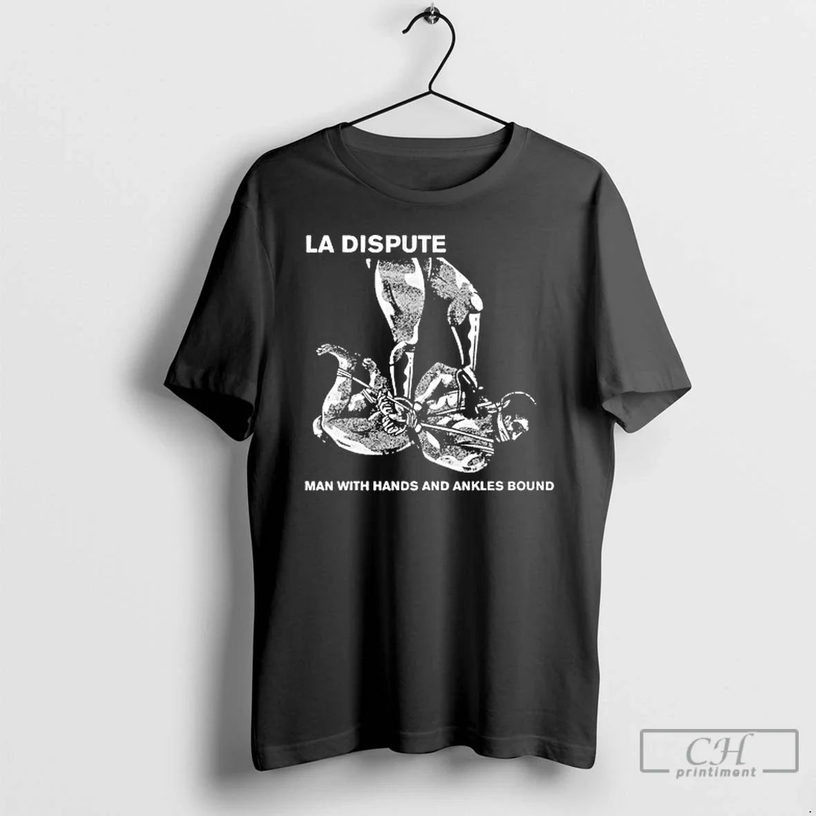 Premium La Dispute Man With Hands And Ankles Bound T Shirts