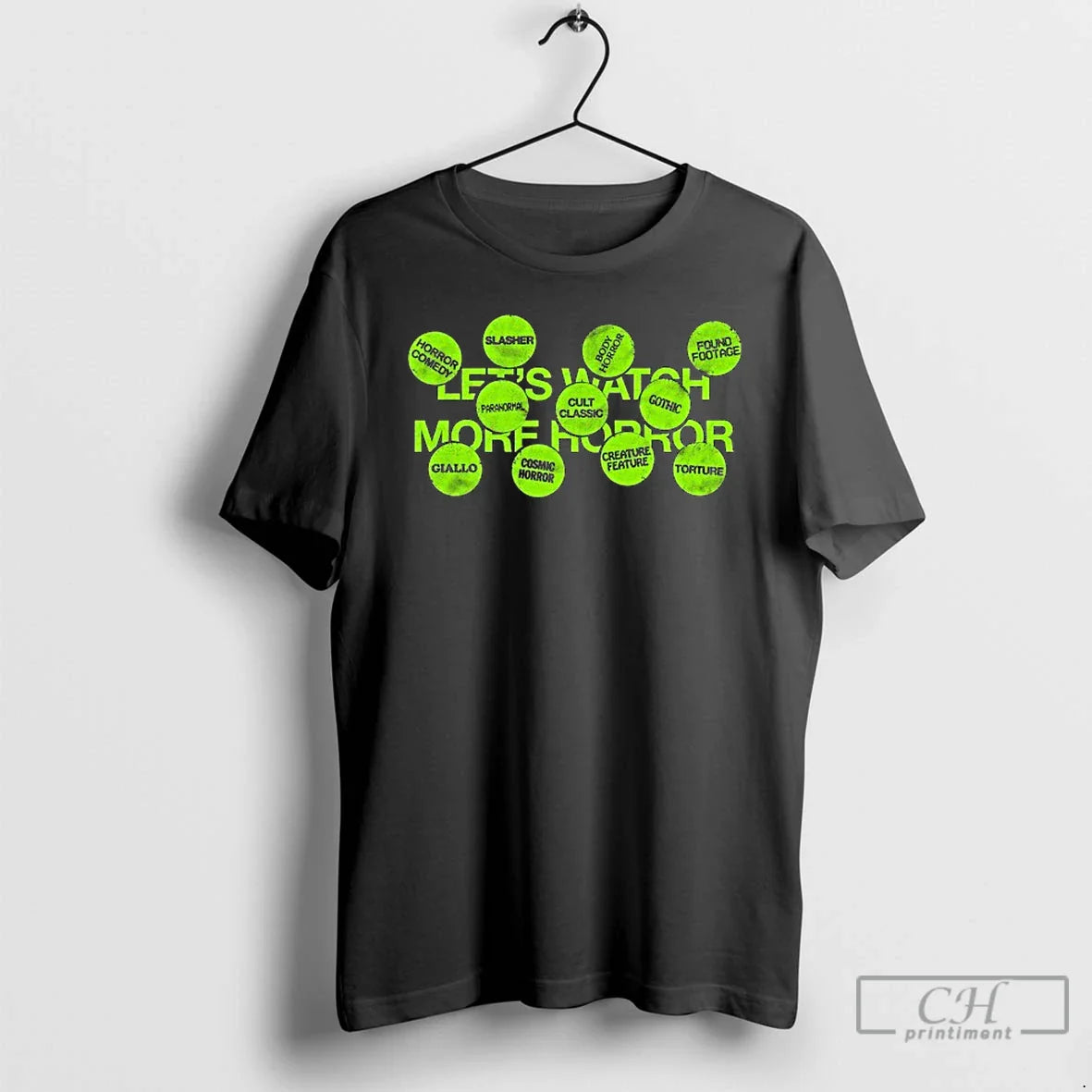 Premium Lets Watch More Horror T Shirts