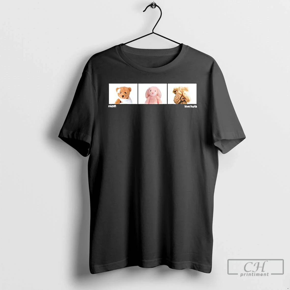 Premium Midrift Love Hurts T Shirts