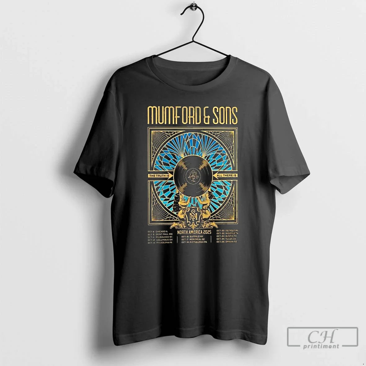 Premium Mumford Sons October 11 2025 Milwaukee Wi Long Sleve T Shirts