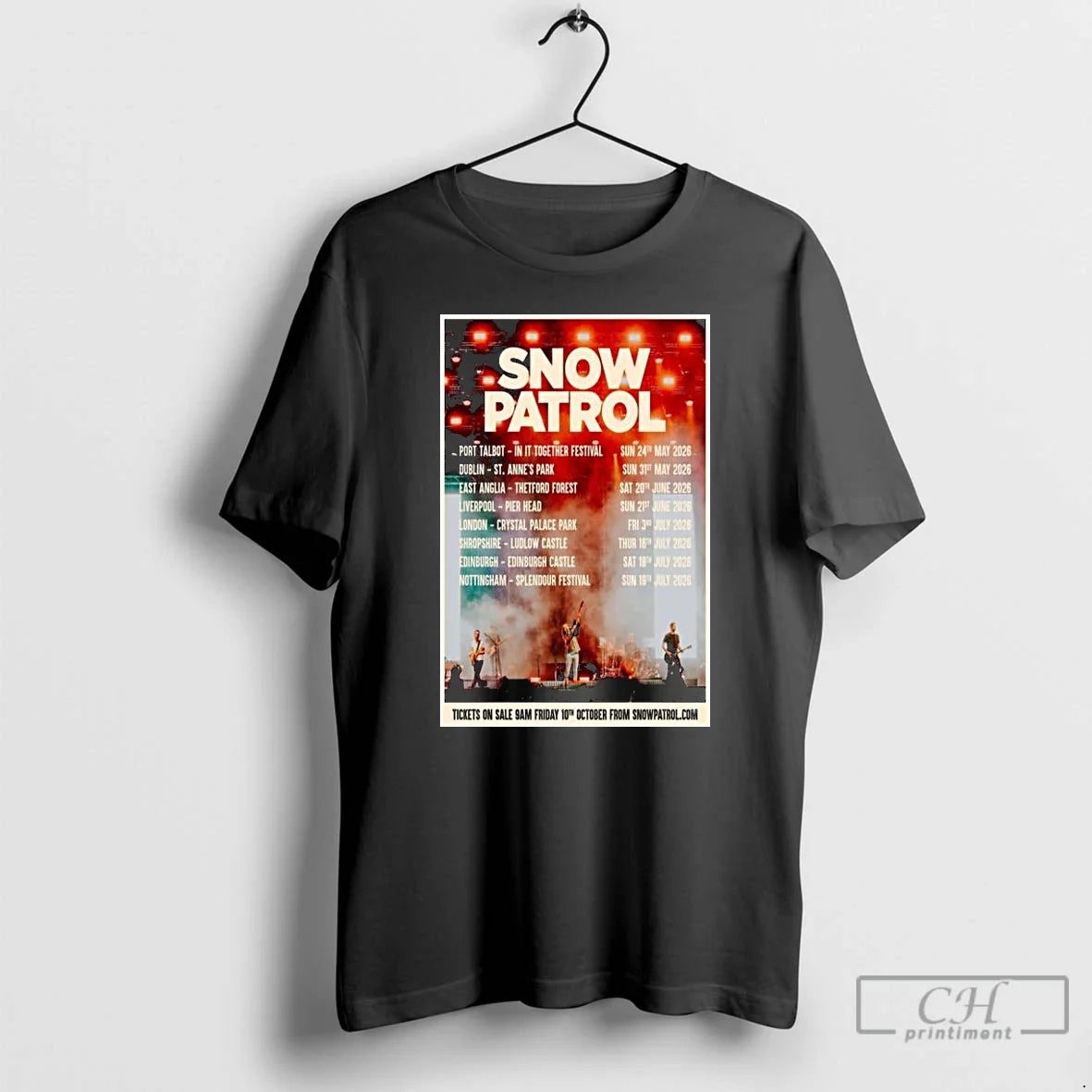 Premium Snow Patrol Uk Ireland Tour 2026 Long Sleve T Shirts