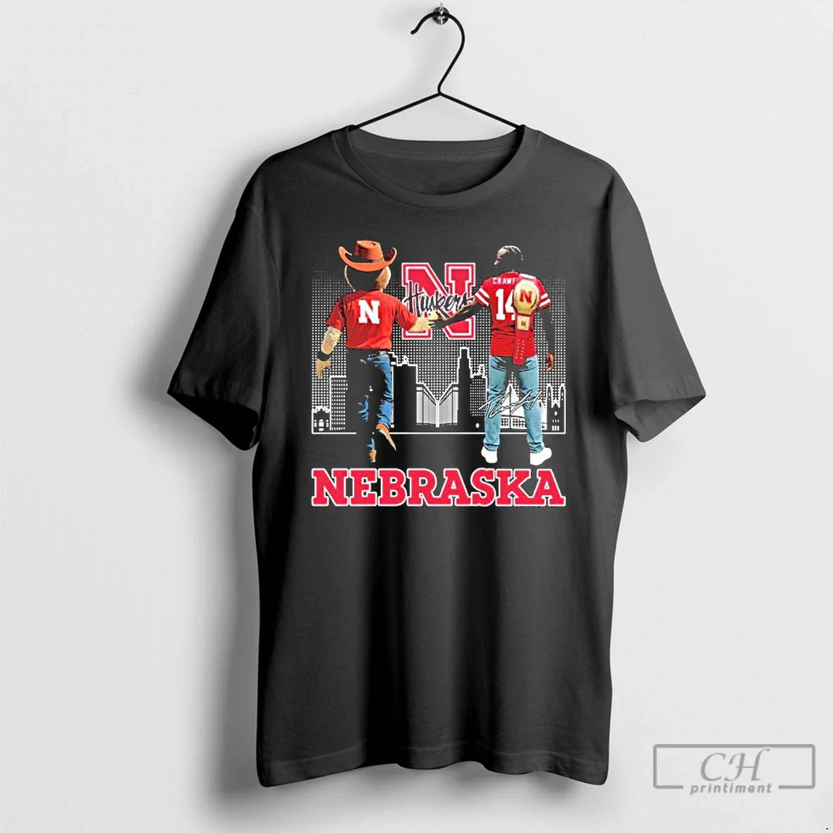 Premium Terence Crawford Nebraska Cornhuskers Mascot T Shirts