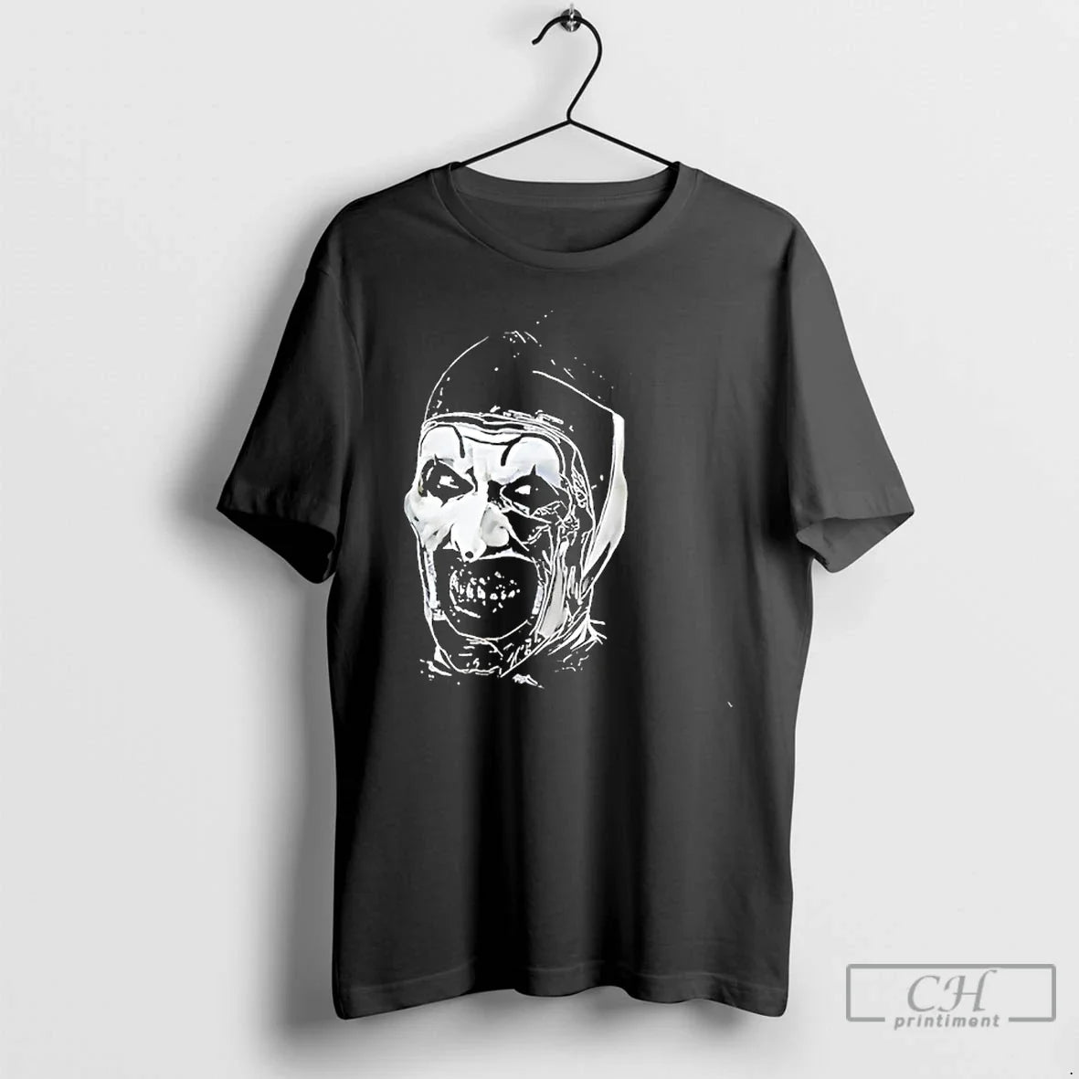 Premium The Terrifier Horror Character Big Face Halloween T Shirts