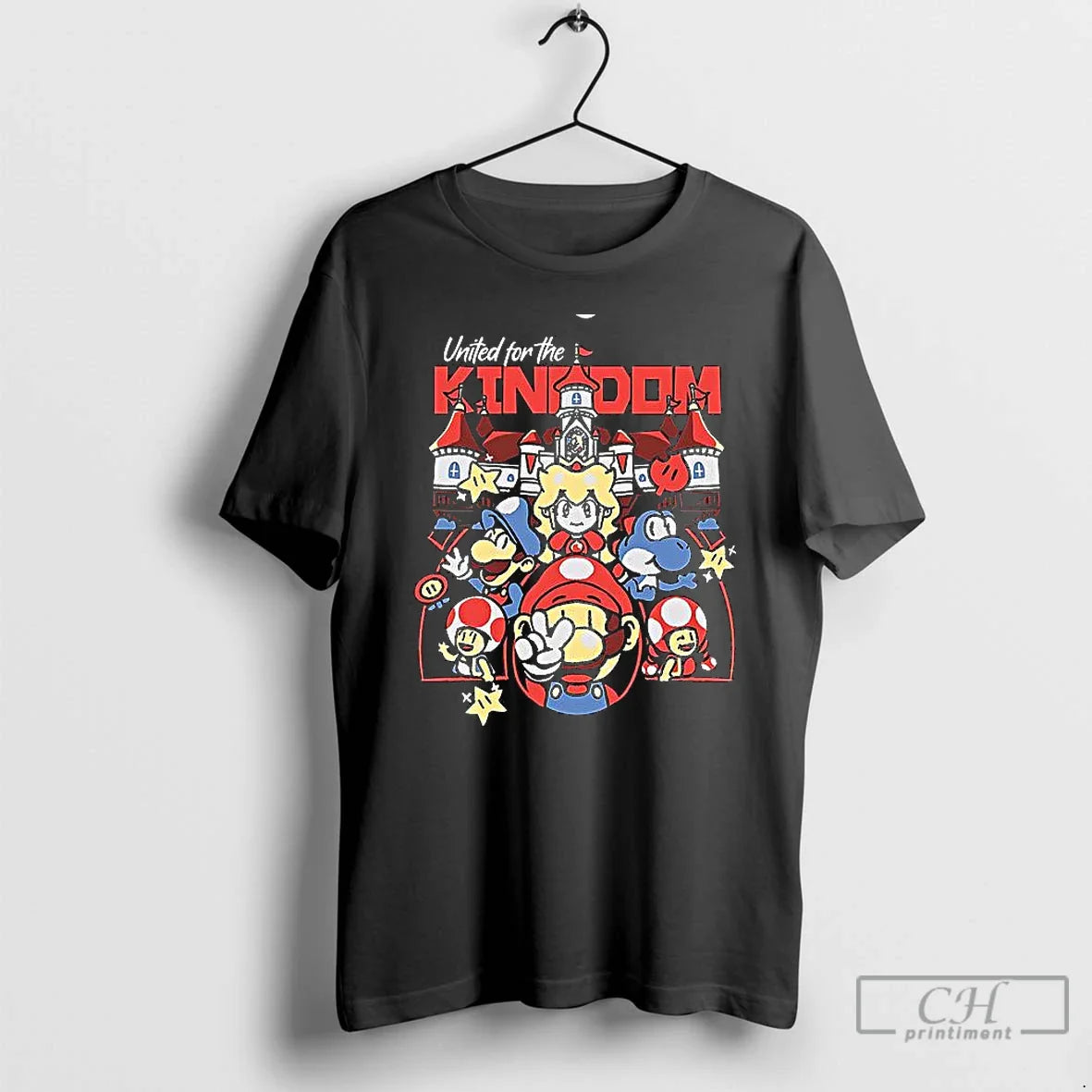 Premium United By The Kingdom Gaming Cartoon Graphic T Shirts
