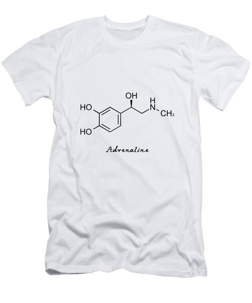 Adrenaline Greyscale Quote Art Design Inspirationa T-Shirt