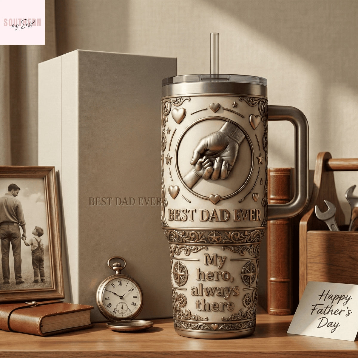 Dad Ever – My Hero, Always There Tumbler