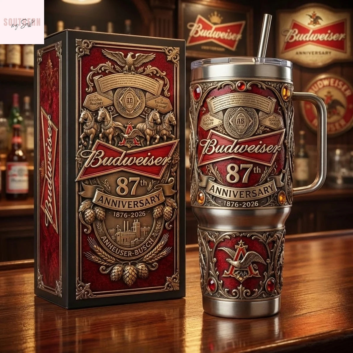 Budweiser 87th Anniversary 1876-2026 Tumbler