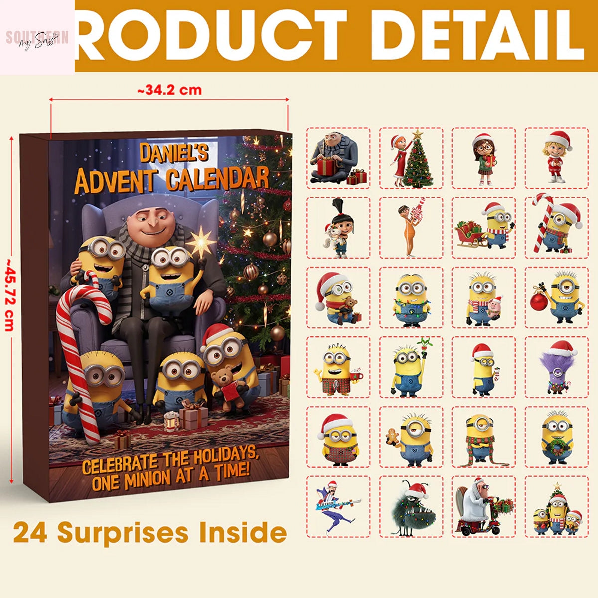 Daniel Advent Calendar 2025 Celebrate The Holidays, One Minion At A Time