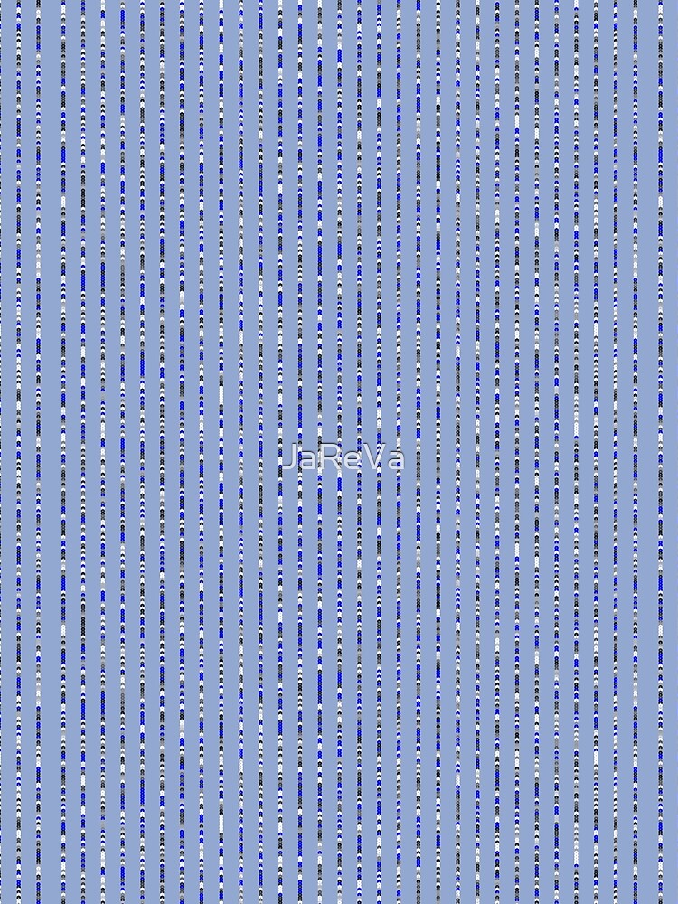 Printed image of silver-blue sequins - vertical stripes on light blue background by JaReVa