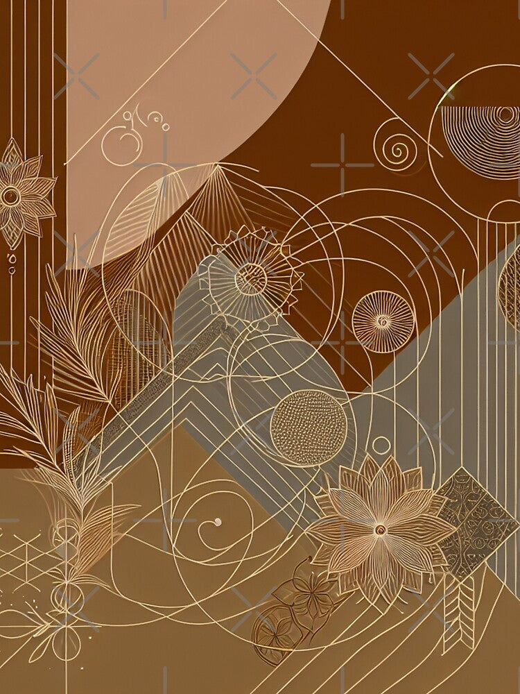Boho Abstract Background - 12 by Acabee