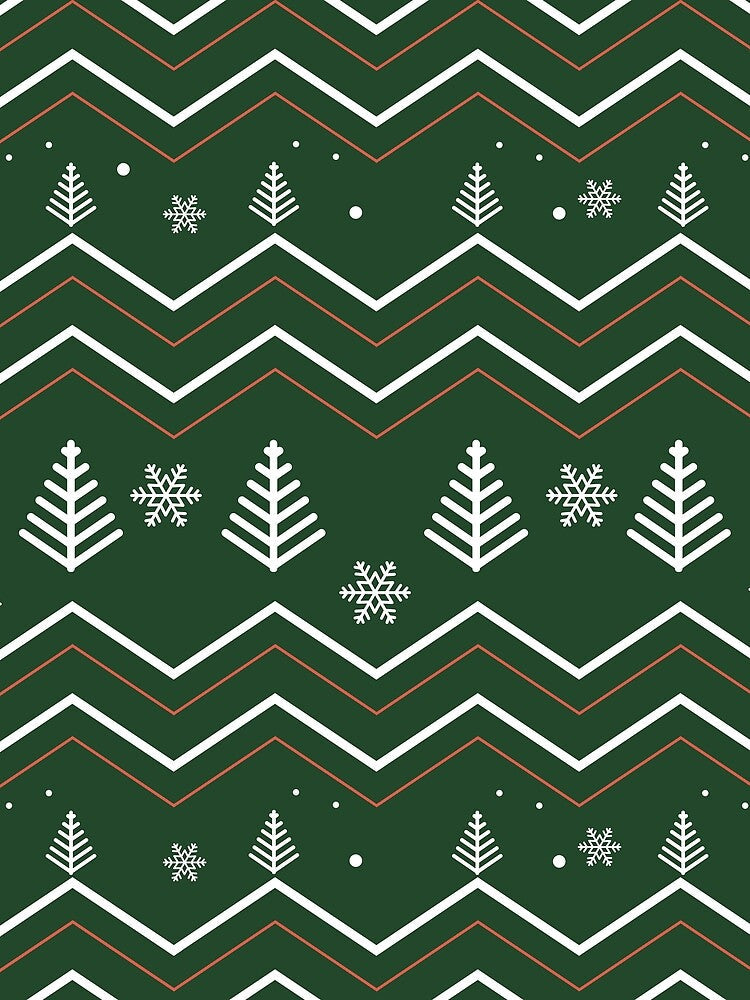 Green and White Holiday Harmony, MMerry, Time, gifts, funny, by Ewelina  Niemiec
