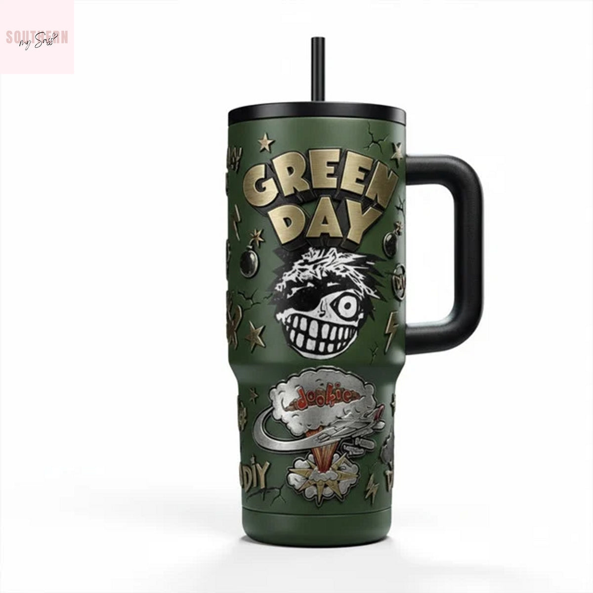 Green Day Dookie Tumbler