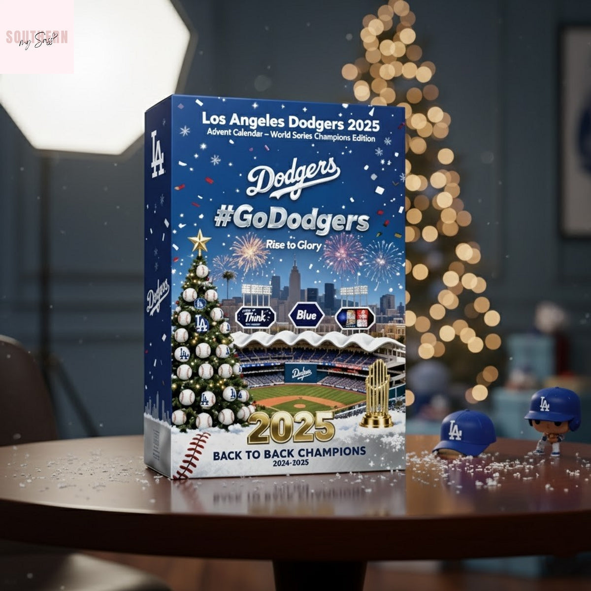 Los Angeles Dodgers World Series Champions 2025 Advent Calendar