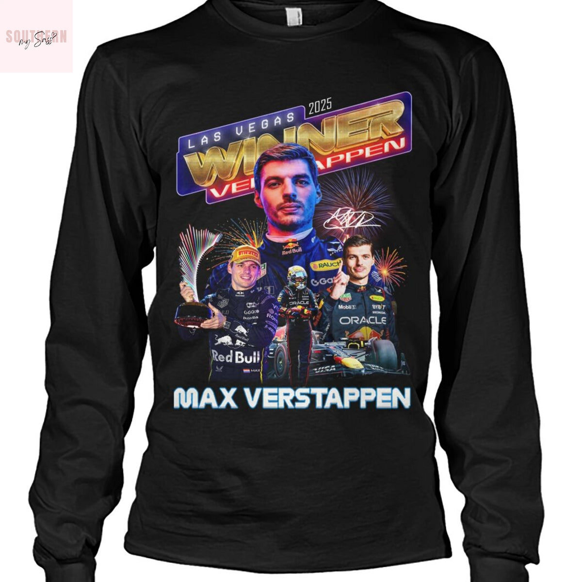 Max Verstappen Las Vegas Winner Verstappen 2025 Signature Unisex T-Shirt