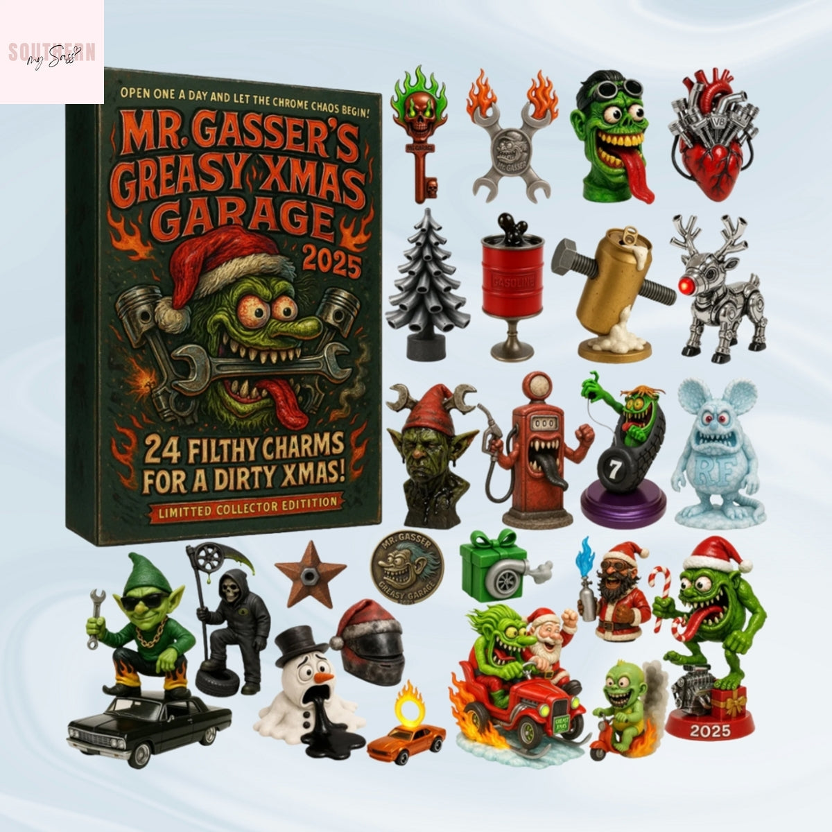 Mr. Gassers Greasy Xmas Garage Advent Calendar