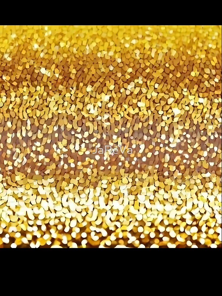 Printed image of sparkling golden glitter and sequins v3 by JaReVa