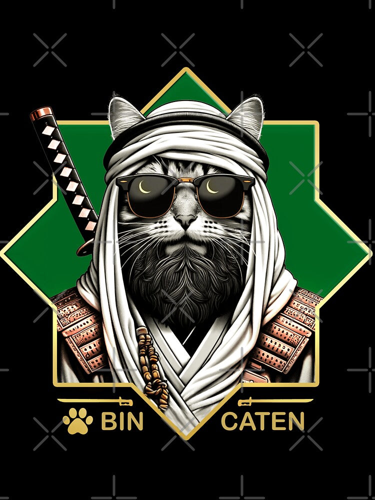 Bin Caten funny cat design by Otakuniverse