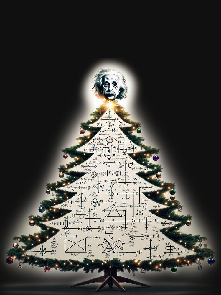 The Relativity of Christmas Cheer - Christmas T-shirt by DumbPet
