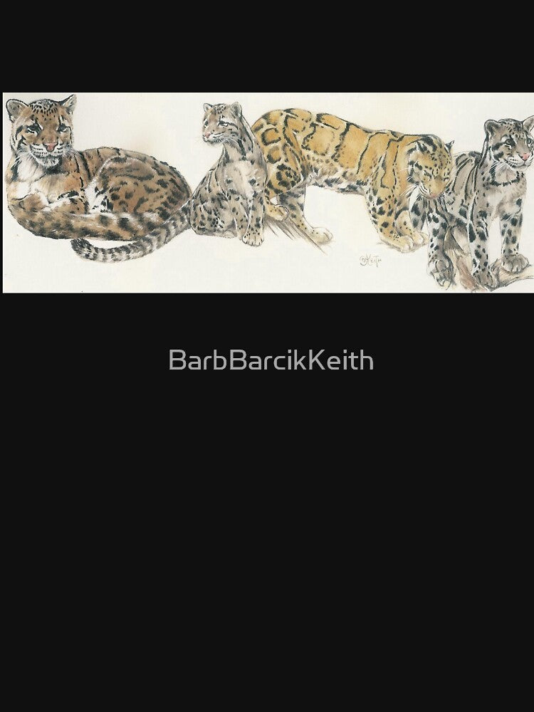 Clouded Leopard Wrap by BarbBarcikKeith