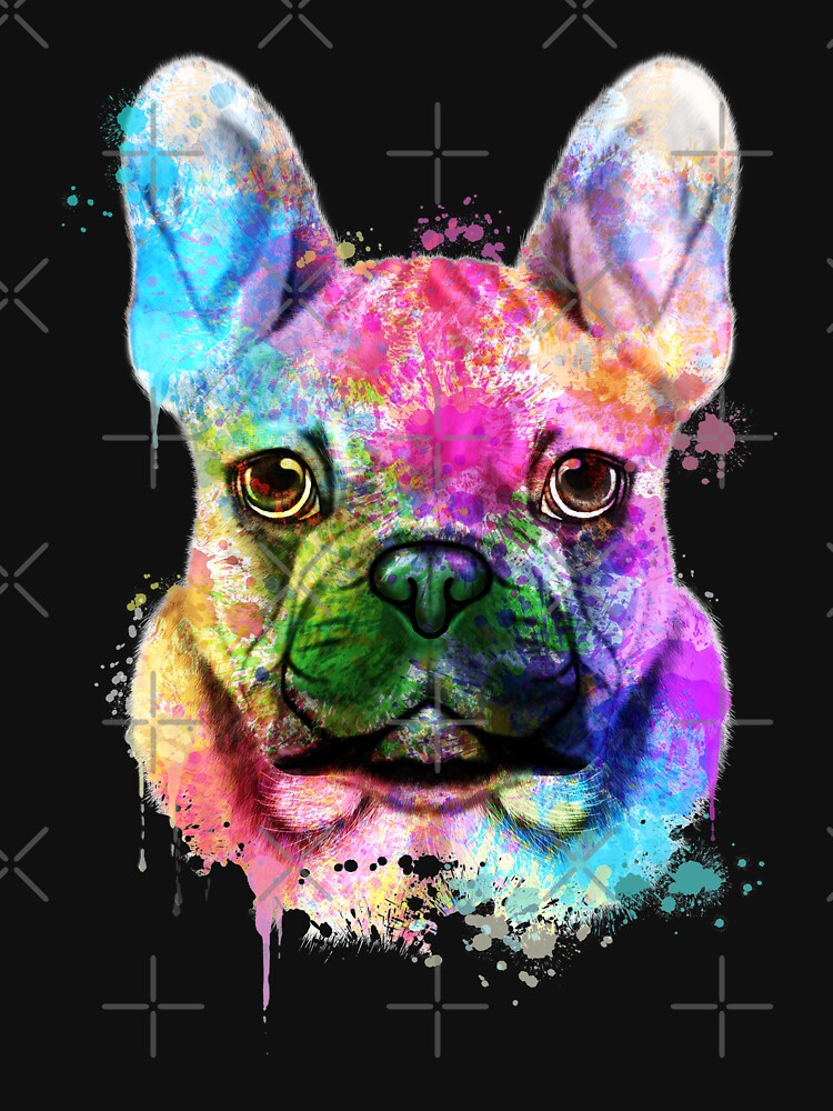 French Bulldog Watercolor, French Bulldog Painting, French Bulldog Portrait, French Bulldog art, French Bulldog illustration by RomanDigitalArt