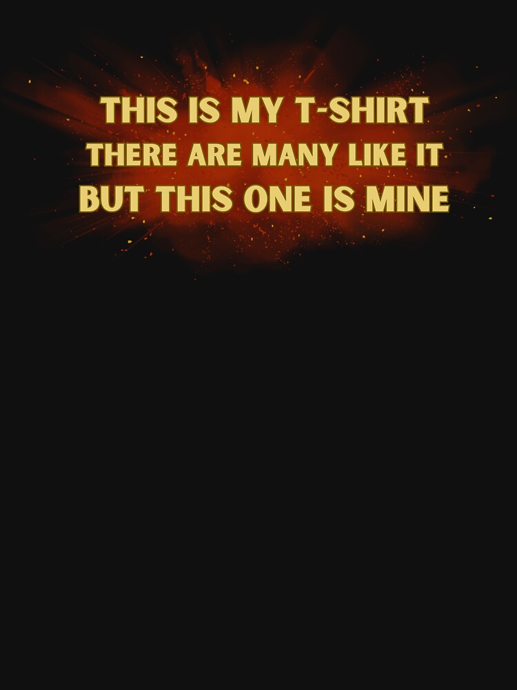 This Is My T-Shirt by FuriousChimp
