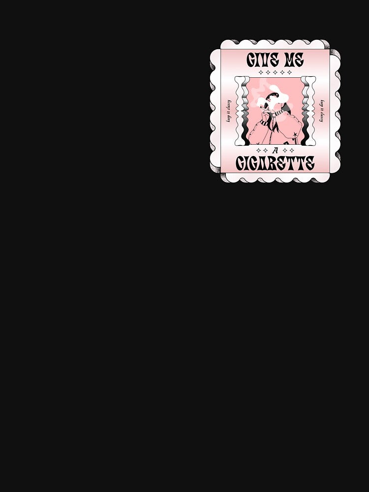 Give Me A Cigarette // Keep It Classy by Library-Of-Em
