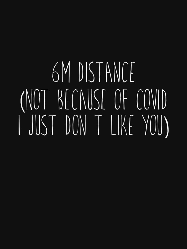 Funny 6m Distance Pun Slogan 2021 by lolahomya