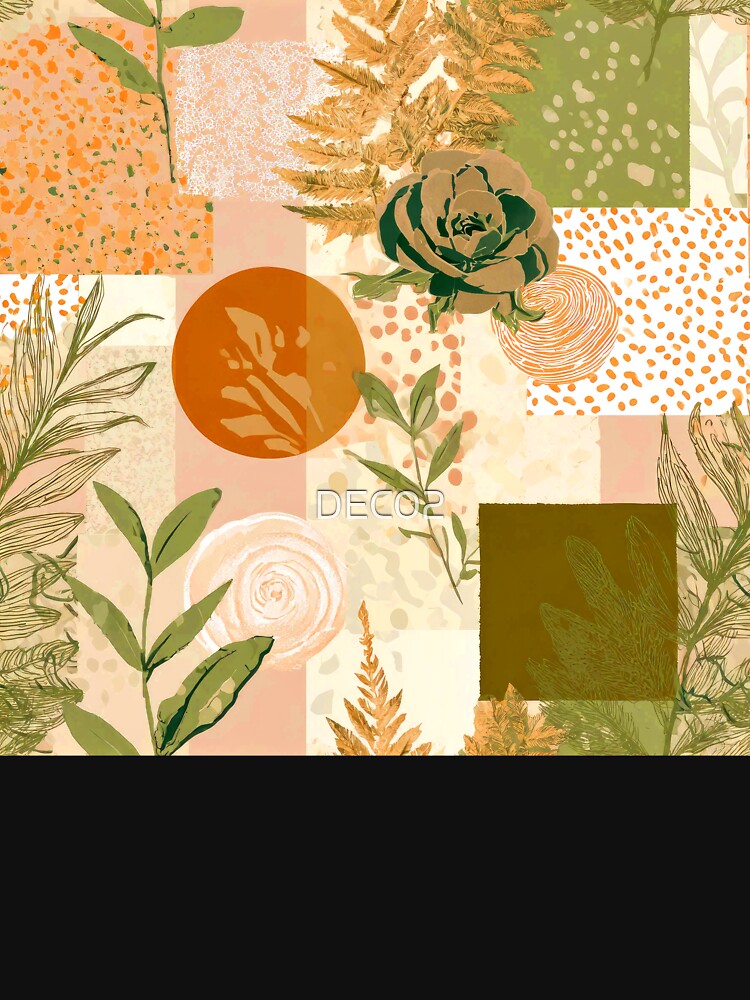 Boho Abstract Sage And Earthtones Collage-Style Designs by DEC02