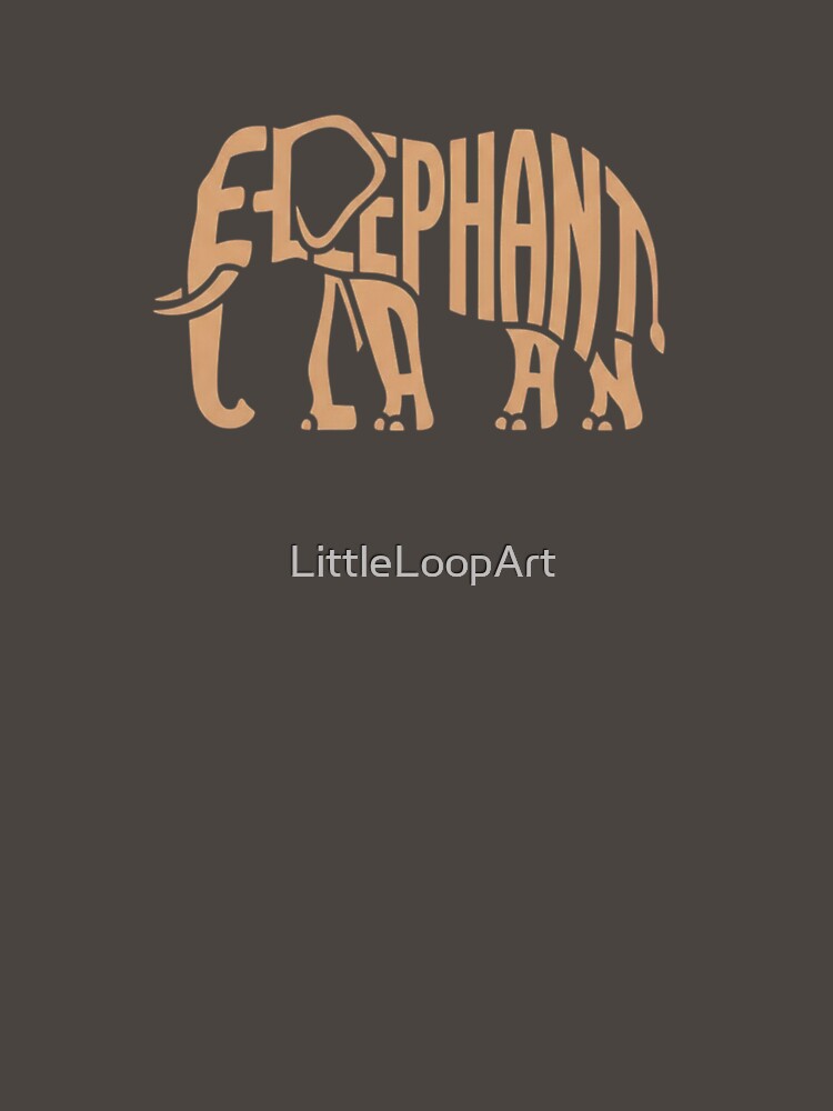 Elephant Clan Minimalist Graphic Long Sleeve ShirT by LittleLoopArt