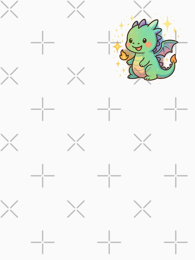 Magical Kawaii Dragon – Cute Baby Fantasy Creature Gift for Dragon Lovers by ChillTofu