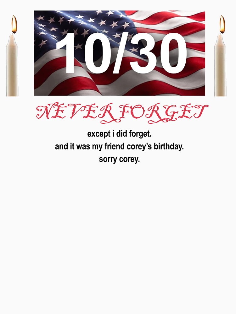 coreys birthday by oliviashirtaday
