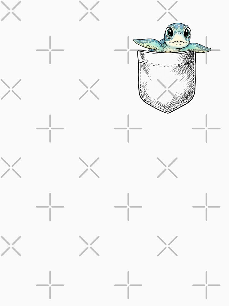 Pocket Baby Sea Turtle Sketch by zoughlal