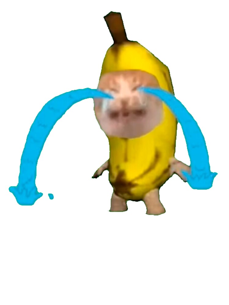 crying banana cat meme by misscouchpotato