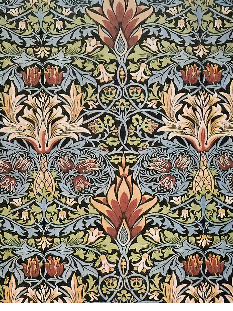 SNAKESHEAD PRINTED TEXTILE 1876 By William Morris by erinkavanagh