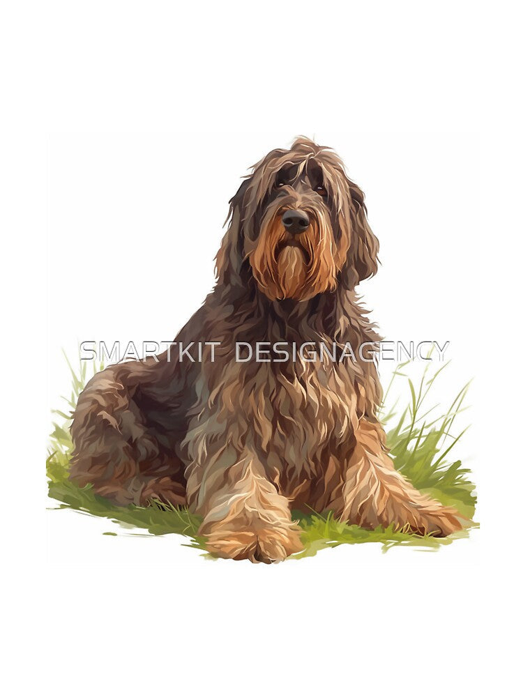 Cute Briard dog by SMARTKIT  DESIGNAGENCY
